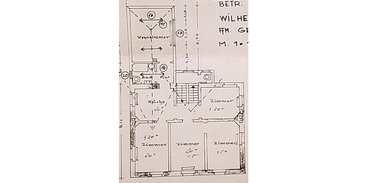 Dachgeschoßwohnung Frankfurt am Main Unterliederbach - 17 Zimmer, 76 m&sup2;, 520&euro; | Angebot:25395359