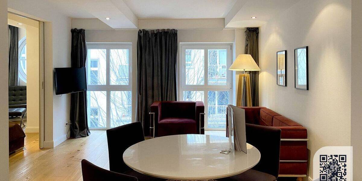 Etagenwohnung Frankfurt am Main Sachsenhausen - 2 Zimmer, 42 m&sup2;, 1.867&euro; | Angebot:25752798