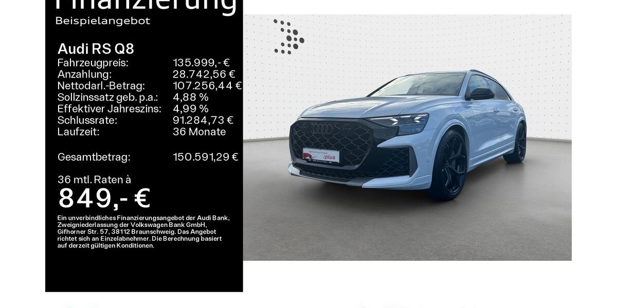 Audi RSQ8 17.100 km 135.499 &euro; Hanau 63452