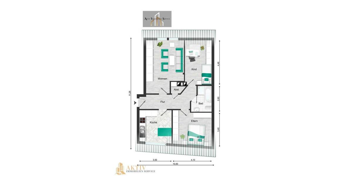 Etagenwohnung Niederdorfelden - 3 Zimmer, 60 m&sup2;, 650&euro; | Angebot:26824678
