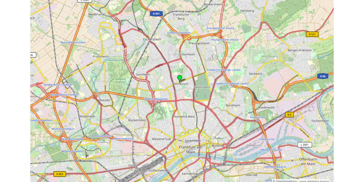 Frankfurt-Dornbusch: Schöne 4,5 Zimmerwohnung mit Balkon in beliebter Wohnlage! - Etagenwohnung Frankfurt am Main Mitte-Nord | Angebot:24257618