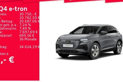 Audi Q4 e-tron 26.927 km 30.750 &euro; Frankfurt am Main 60314