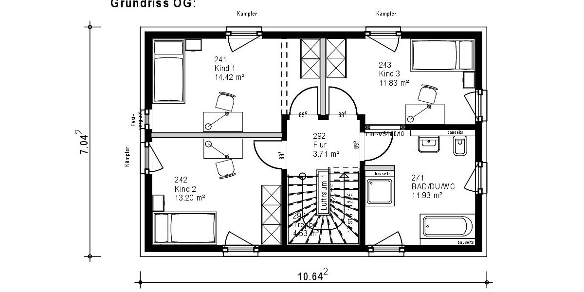 Individuell planbares Einfamilienhaus mit 6 Zimmern in Heusenstamm -malerfertig inkl. Grundstück - Einfamilienhaus Heusenstamm Heusenstamm | Angebot:27452511