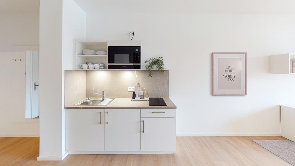 Etagenwohnung Offenbach am Main Bieberer Berg - 1 Zimmer, 40 m&sup2;, 730&euro; | Angebot:25907906