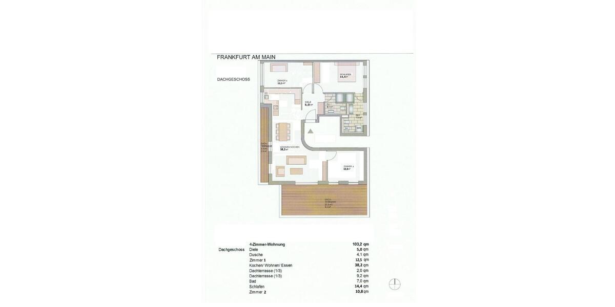 Einfamilienhaus Frankfurt am Main Niederrad - 4 Zimmer, 103 m&sup2;, 1.900&euro; | Angebot:27630774