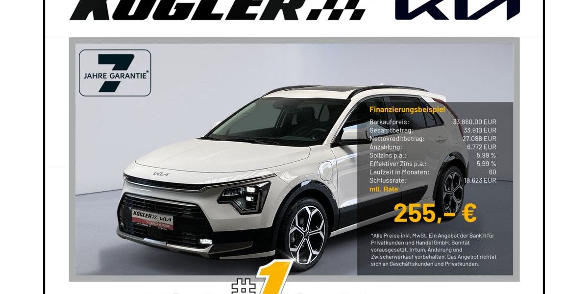Kia Niro 17.490 km 33.860 &euro; Rosbach | Frankfurt Nord 61191