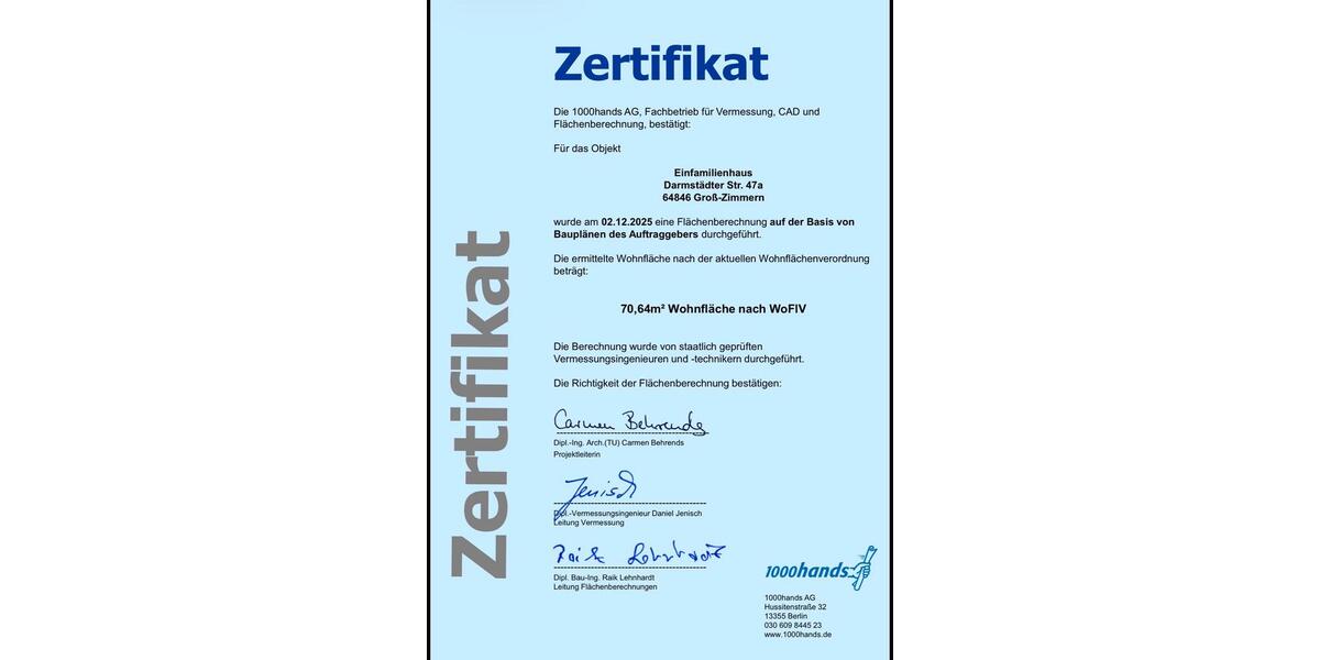 Etagenwohnung Groß-Zimmern Zimmern - 3 Zimmer, 71 m&sup2;, 915&euro; | Angebot:25979944