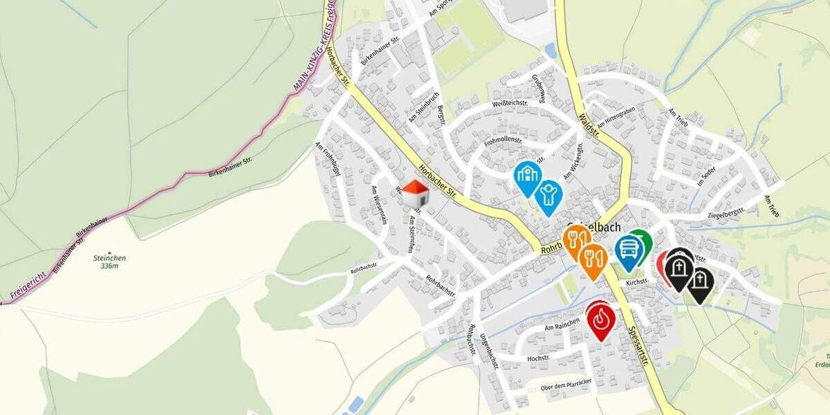 Einfamilienhaus Geiselbach - 7 Zimmer, 202 m&sup2;, 468.000&euro; | Angebot:25747646