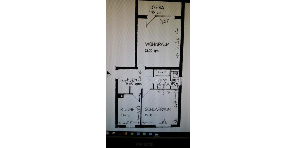 Etagenwohnung Rodgau - 2 Zimmer, 64 m&sup2;, 720&euro; | Angebot:25857707
