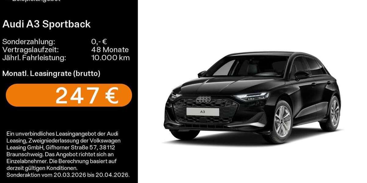 Audi A3 19.900 km 29.629 &euro; Buedingen 63654