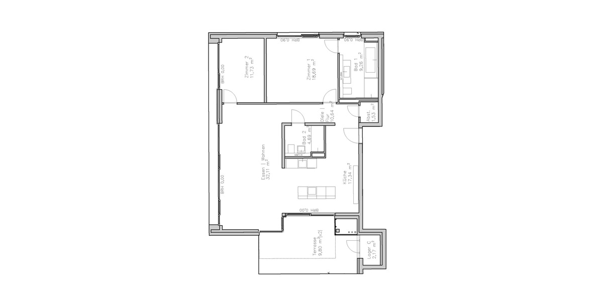 Etagenwohnung Kronberg im Taunus Kronberg - 3 Zimmer, 115 m&sup2;, 1.145.000&euro; | Angebot:25674627