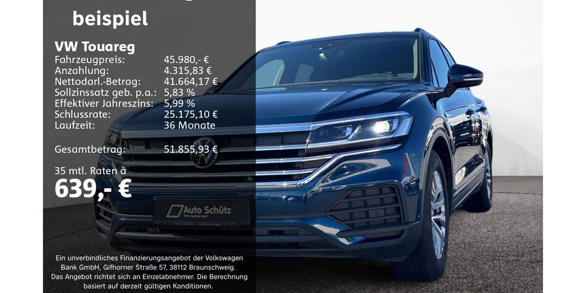 VW Touareg 49.900 km 45.450 &euro; Groß-Umstadt 64823