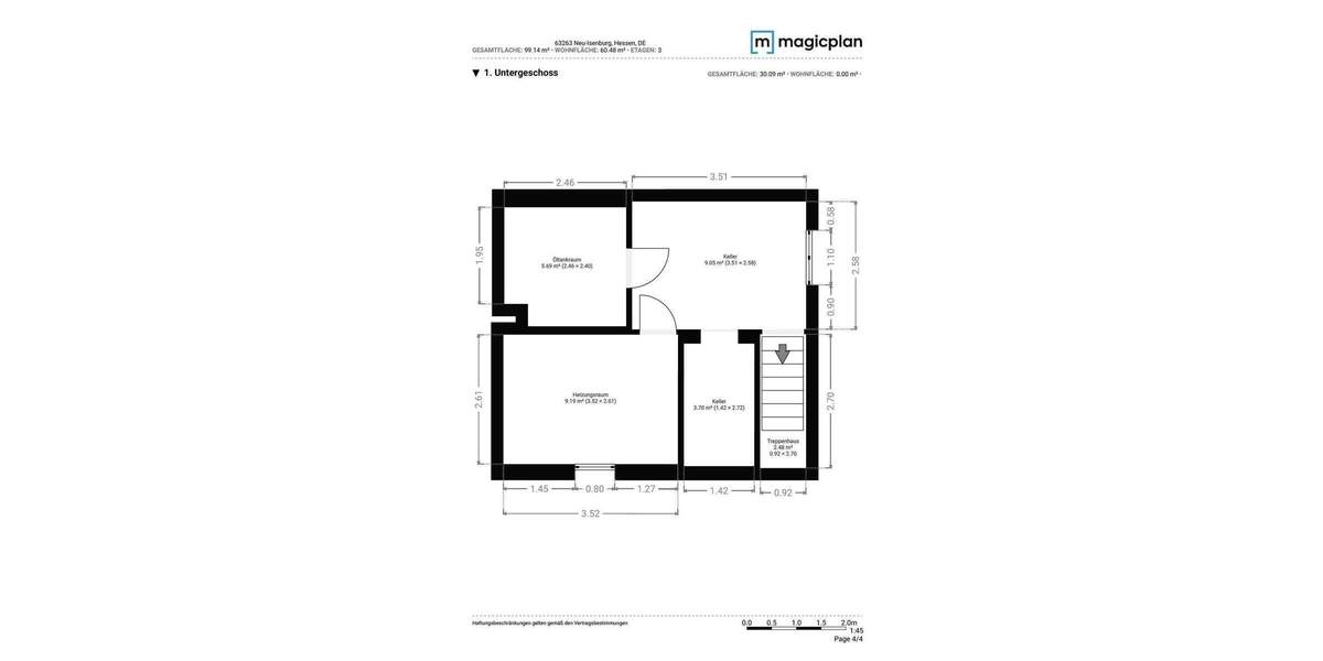 Doppelhaushälfte Neu-Isenburg Zeppelinheim - 3 Zimmer, 60 m&sup2;, 399.900&euro; | Angebot:25705344