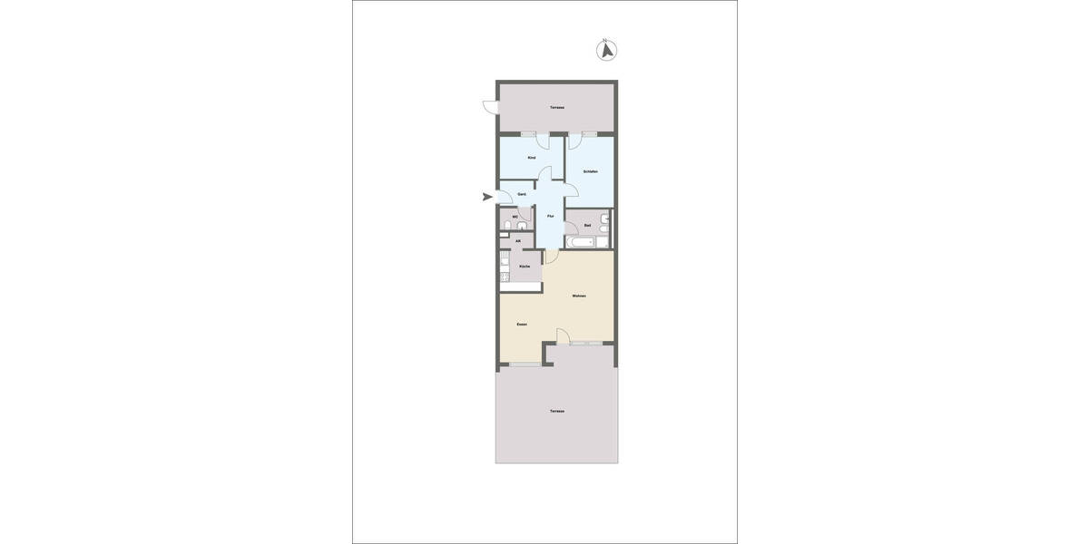 Etagenwohnung Mainaschaff - 3 Zimmer, 118 m&sup2;, 305.000&euro; | Angebot:25802512