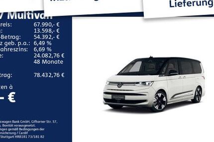 VW T7 Multivan 8.500 km 67.990 &euro; Offenbach 63069