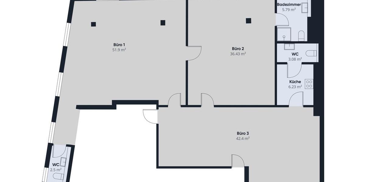 Gewerbeobjekt Aschaffenburg Österreicher Kolonie - 1.350&euro; | Angebot:24830738