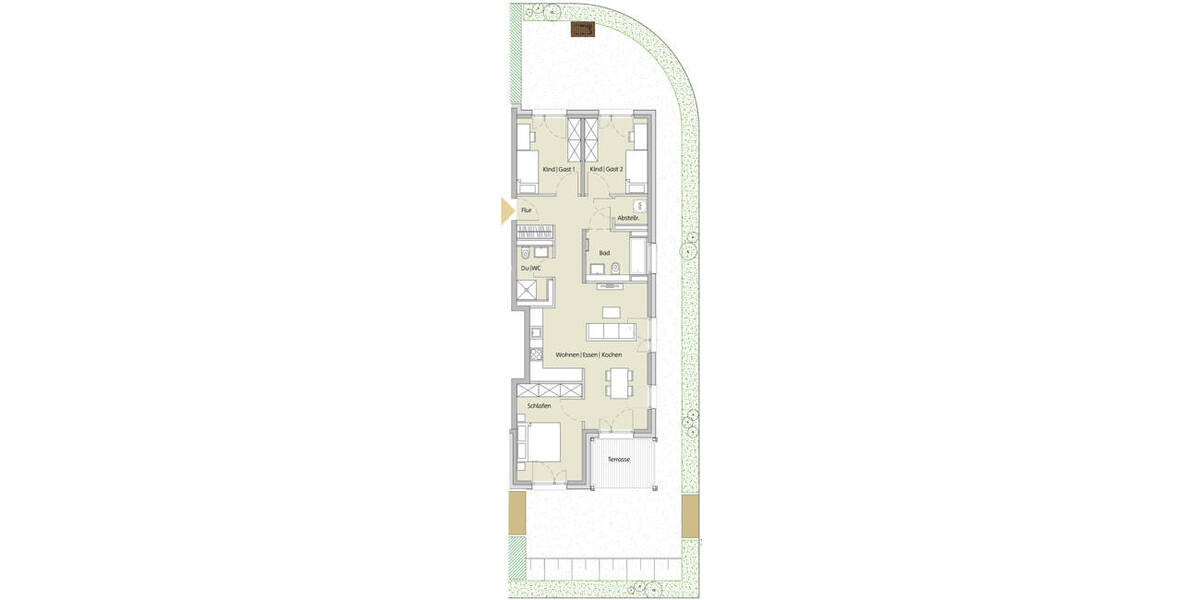 Etagenwohnung Niederdorfelden - 4 Zimmer, 89 m&sup2;, 513.900&euro; | Angebot:25704362