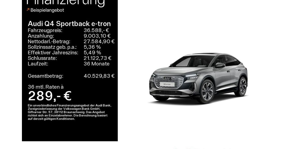 Audi Q4 e-tron 68.000 km 36.588 &euro; Mühlheim 63165