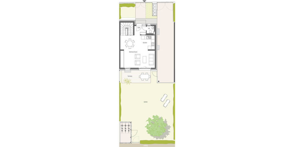 Reihenmittelhaus Frankfurt am Main Kalbach-Riedberg - 6 Zimmer, 169 m&sup2;, 1.731.500&euro; | Angebot:25704333