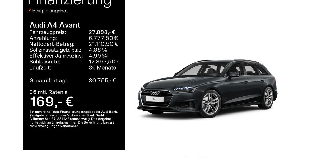 Audi A4 39.200 km 27.488 &euro; Mühlheim 63165