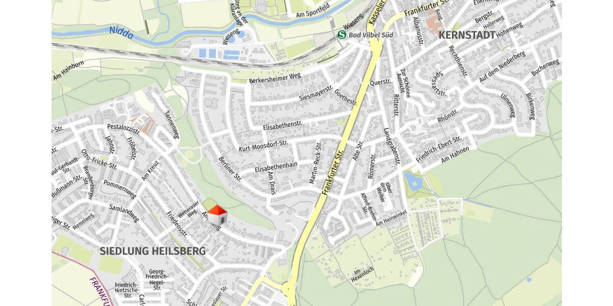 Etagenwohnung Bad Vilbel Siedlung Heilsberg - 3 Zimmer, 91 m&sup2;, 440.000&euro; | Angebot:26641346