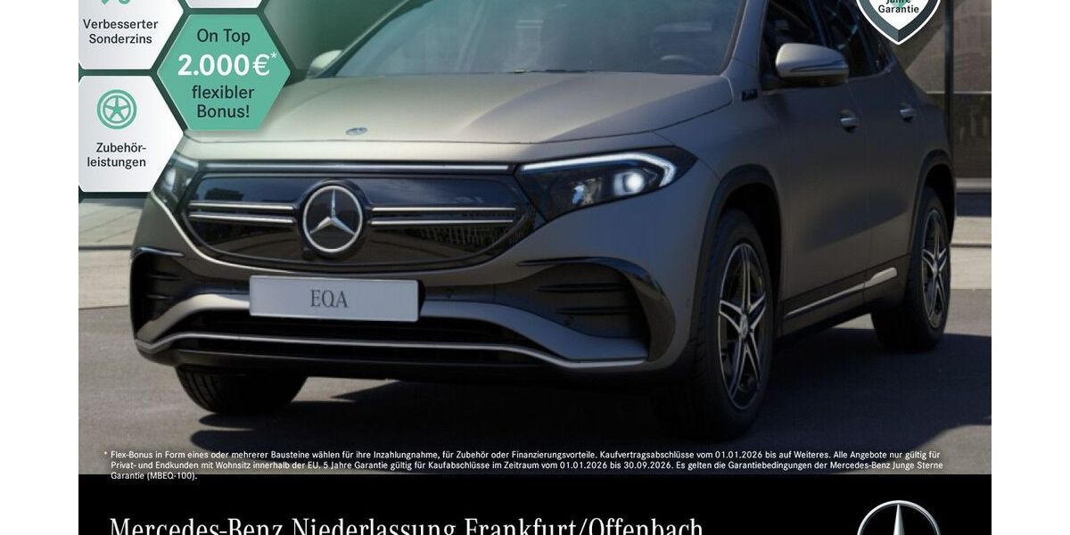 Mercedes-Benz EQA 58.169 km 34.890 &euro; Frankfurt 60599