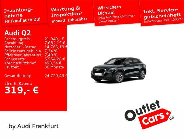 Audi Q2 52.149 km 21.949 &euro; Frankfurt am Main 60314