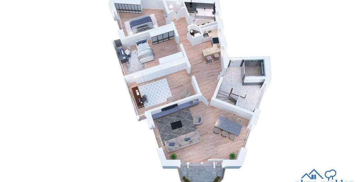 Etagenwohnung Offenbach am Main - 4 Zimmer, 127 m&sup2;, 548.000&euro; | Angebot:25716252