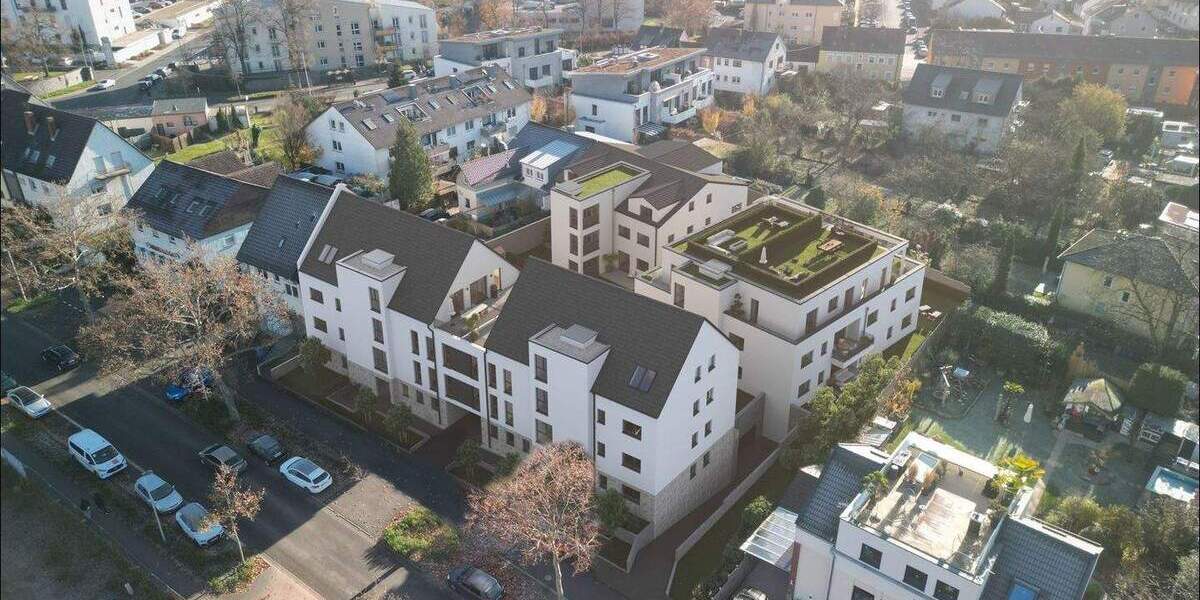 Etagenwohnung Aschaffenburg Innenstadt - 2 Zimmer, 57 m&sup2;, 339.900&euro; | Angebot:25747511