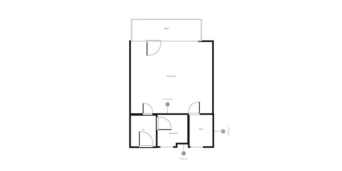 Etagenwohnung Langen (Hessen) - 1 Zimmer, 30 m&sup2;, 312&euro; | Angebot:26532065
