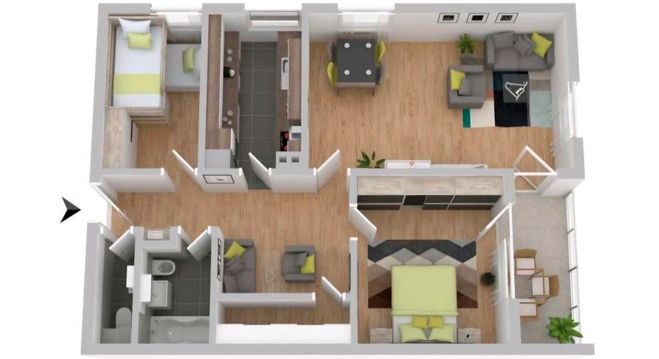 Etagenwohnung Mainaschaff - 3 Zimmer, 80 m&sup2;, 199.999&euro; | Angebot:26964899
