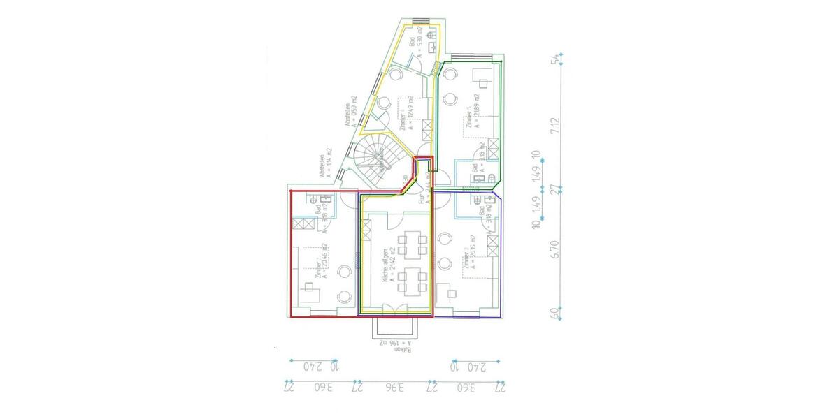 Etagenwohnung Frankfurt am Main Innenstadt 1 - 1 Zimmer, 33 m&sup2;, 740&euro; | Angebot:25378215