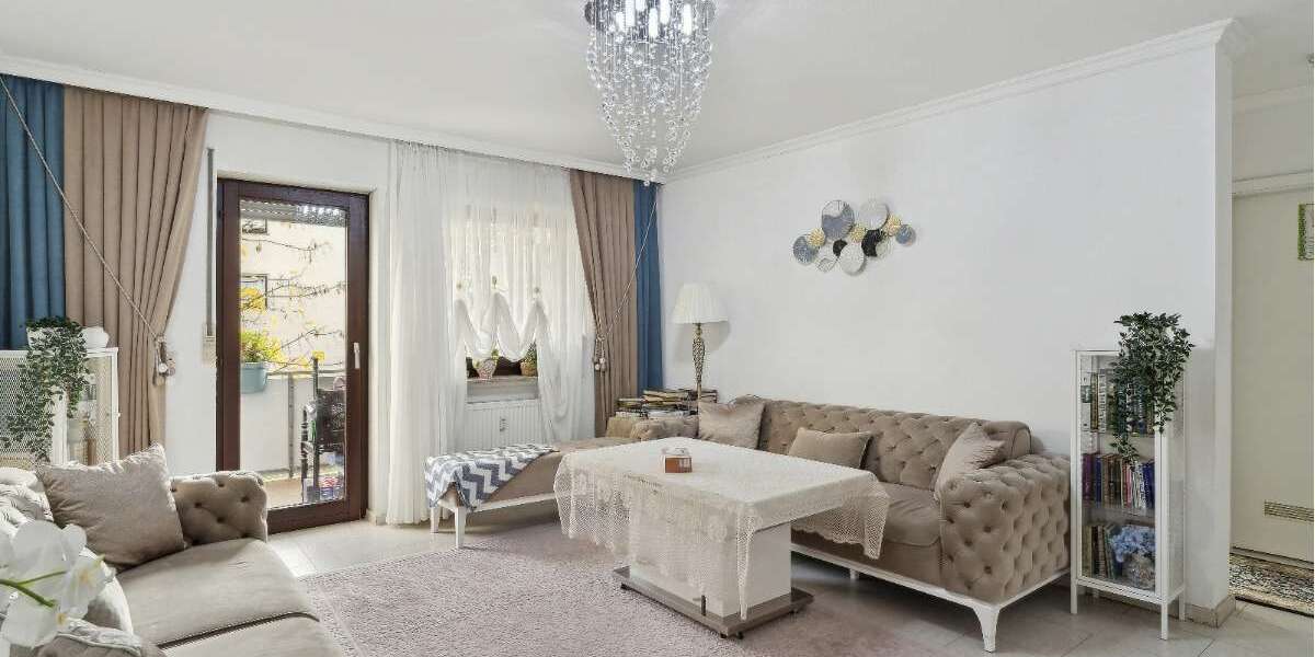 Komfortables Wohnen am Mainufer: 4-Zimmer-Wohnung mit Balkon und Tiefgarage - Etagenwohnung Offenbach am Main | Angebot:25022510