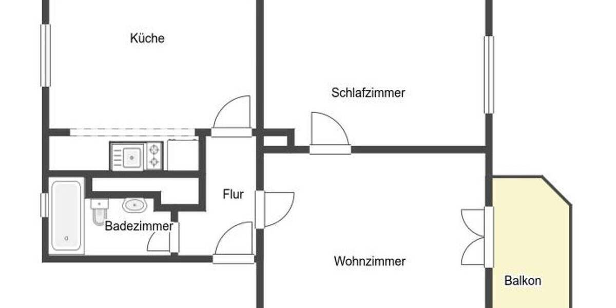 Einfamilienhaus Frankfurt am Main Gallus - 2 Zimmer, 315.000&euro; | Angebot:25929022