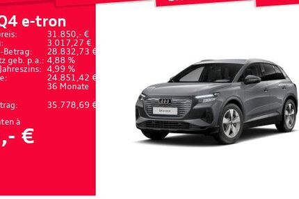 Audi Q4 e-tron 22.899 km 30.750 &euro; Frankfurt am Main 60326