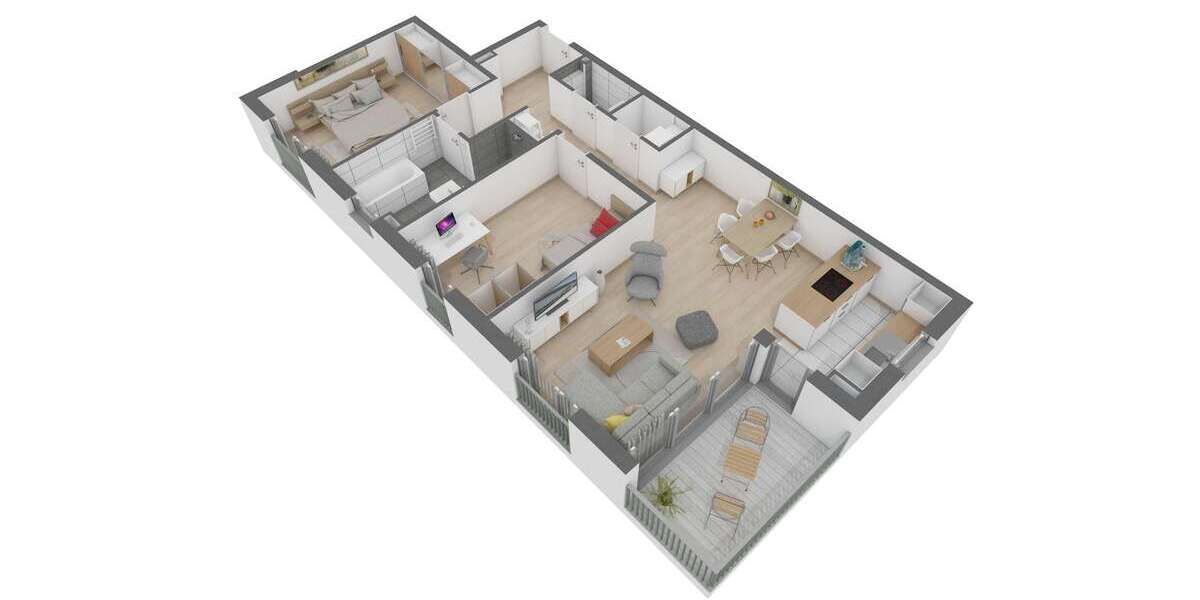 Etagenwohnung Offenbach Waldhof - 3.5 Zimmer, 81 m&sup2;, 446.570&euro; | Angebot:23861265