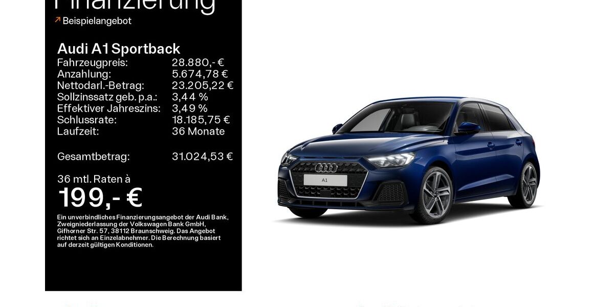 Audi A1 7.695 km 28.880 &euro; Oberursel 61440