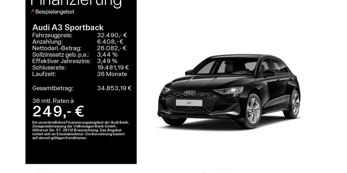 Audi A3 23.032 km 32.490 &euro; Oberursel 61440