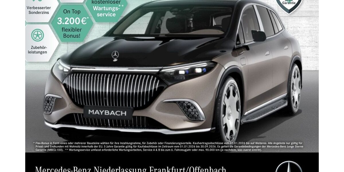 Mercedes-Benz EQS SUV 26.661 km 165.990 &euro; Frankfurt 60599