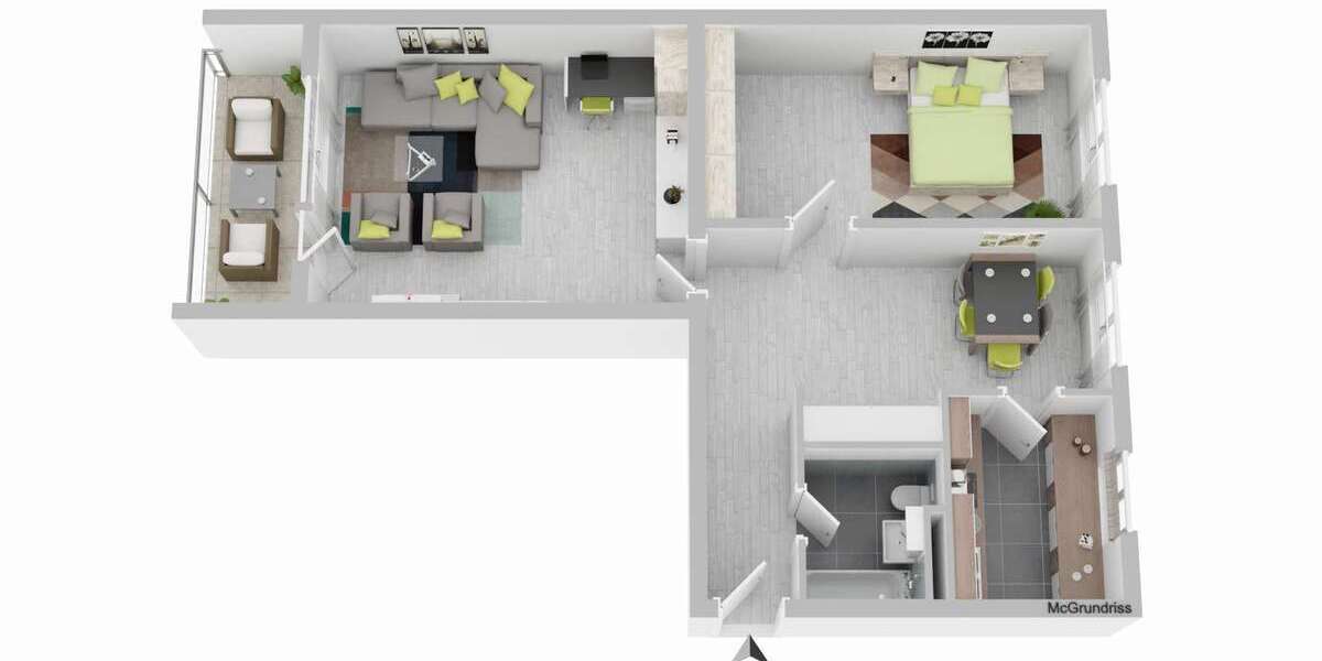 Etagenwohnung Schwalbach am Taunus - 2 Zimmer, 76 m&sup2;, 264.000&euro; | Angebot:24816231