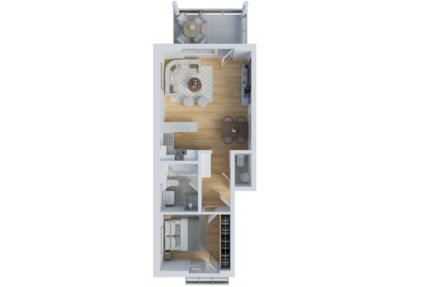 Wohnung Rodgau Dudenhofen Dudenhofen - 2 Zimmer, 64 m&sup2;, 970&euro; | Angebot:27687840