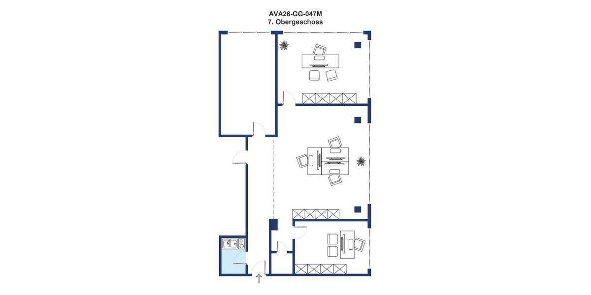 Gewerbeobjekt Frankfurt am Main / Westend-Süd Westend-Süd - 3 Zimmer, 72 m&sup2;, 2.300&euro; | Angebot:25997443