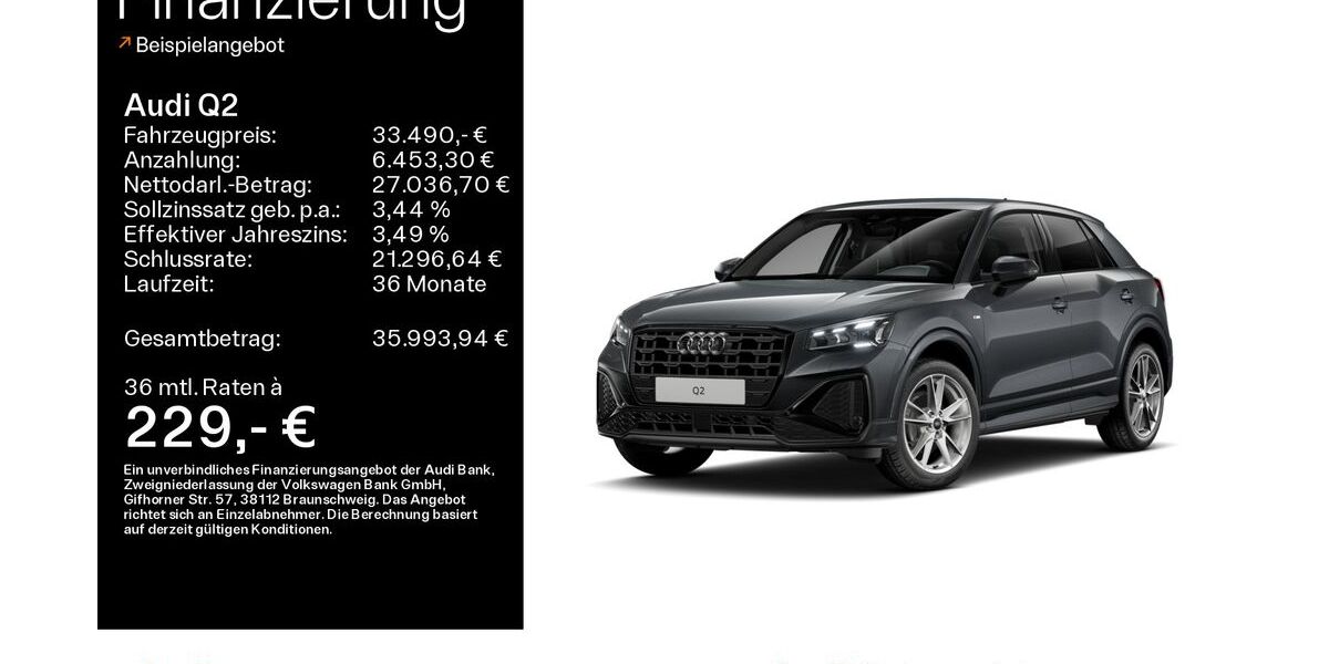 Audi Q2 9.434 km 33.490 &euro; Oberursel 61440