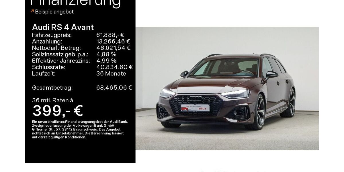 Audi RS4 59.200 km 61.888 &euro; Mühlheim 63165