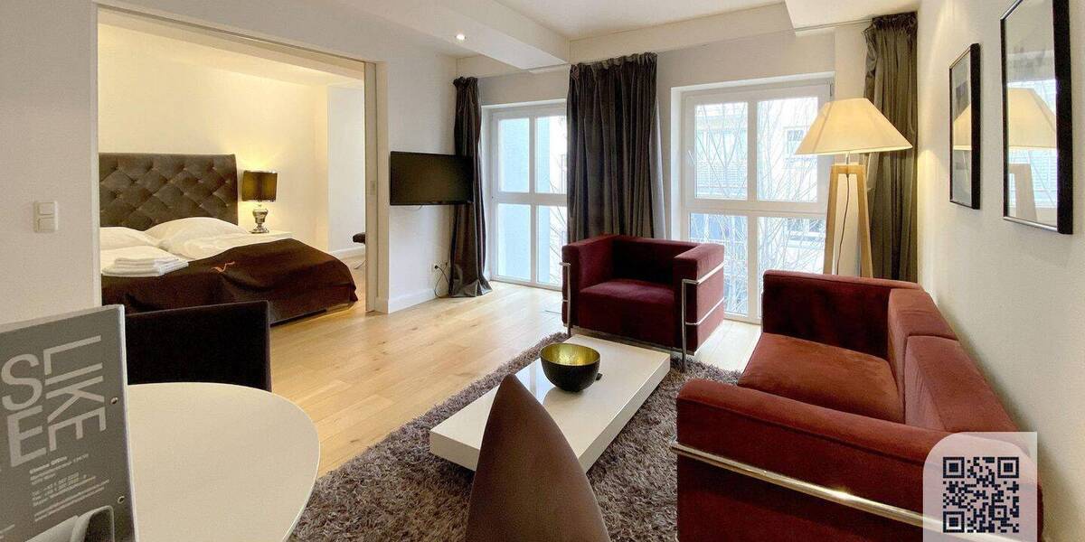 Etagenwohnung Frankfurt am Main Sachsenhausen - 2 Zimmer, 42 m&sup2;, 1.867&euro; | Angebot:25752798