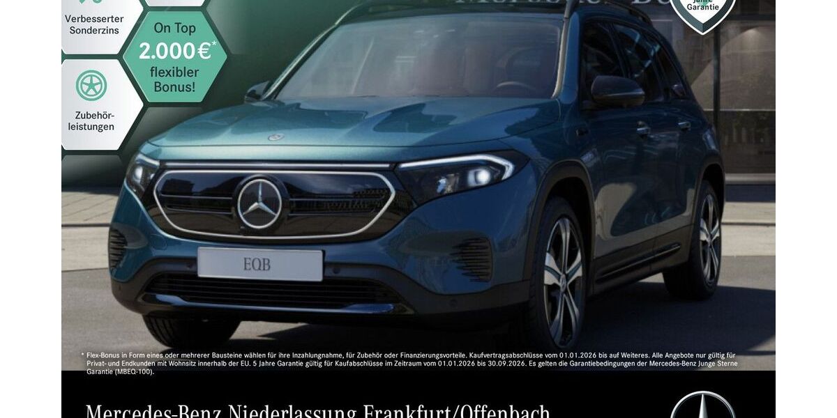 Mercedes-Benz EQB 12.809 km 36.890 &euro; Frankfurt 60599