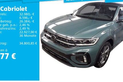VW T-Roc 8.399 km 32.980 &euro; Hanau 63452