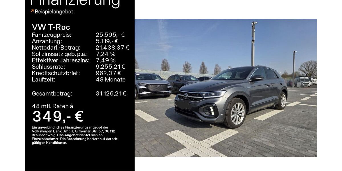 VW T-Roc 36.015 km 25.595 &euro; Büdingen-Düdelsheim 63654