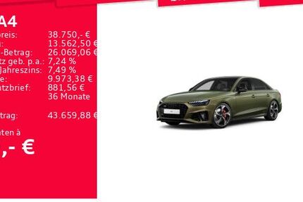 Audi A4 36.967 km 38.750 &euro; Frankfurt am Main 60314