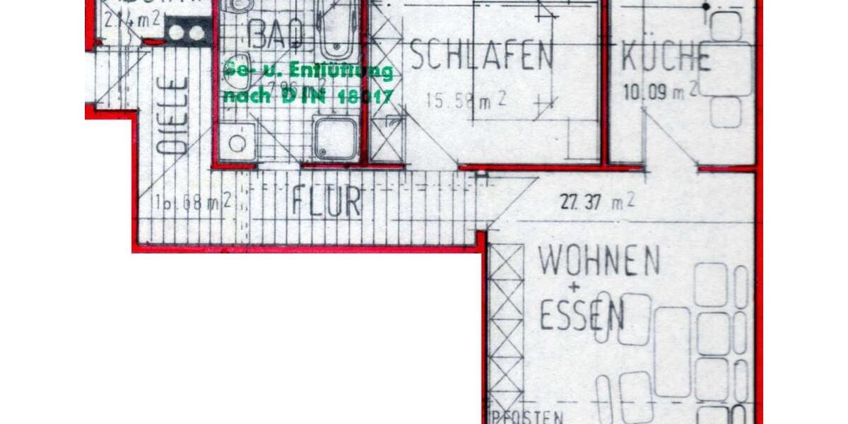 Dachgeschoßwohnung Aschaffenburg Österreicher Kolonie - 2 Zimmer, 76 m&sup2;, 800&euro; | Angebot:24315634